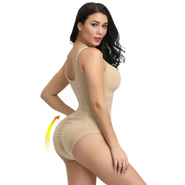 Colombianas Fajas Detachable Straps Full Body Shaper Zipper Abdominal  Control Spanx Shapewear For Women Tummy Control - AliExpress