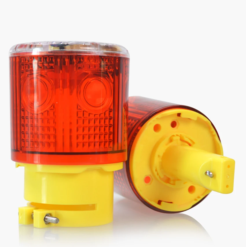 

Solar Warning Light Obstacle Flash Signal LED Light Used For Farm Safety Road Site Breeding Vehicle Crane House Gas Station