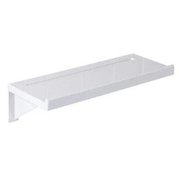 

Bathroom Shelf Suction Cup Rack Punch Free Wall Storage Organizer Kitchen Display Shelves TB Sale