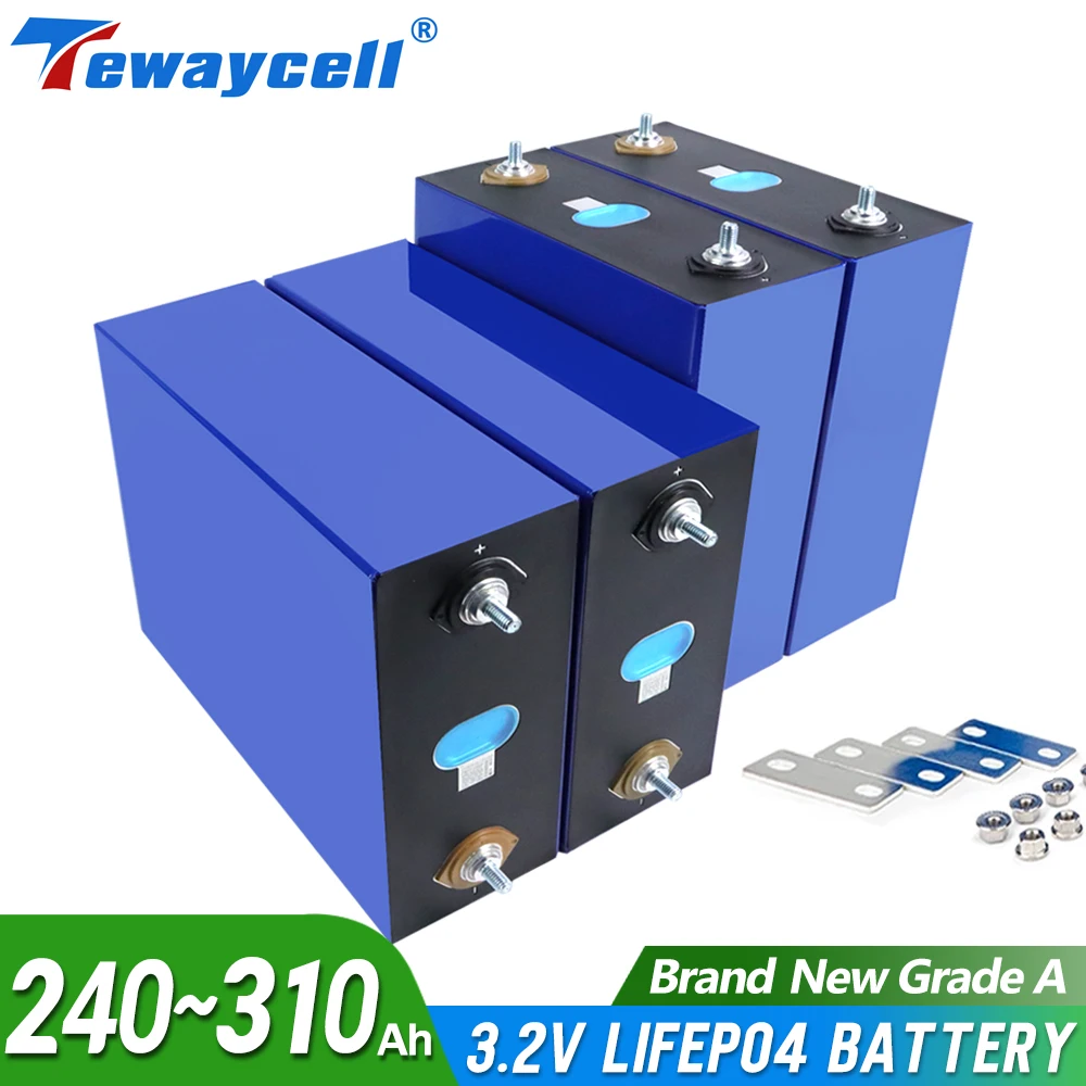 3.2V 310Ah 280Ah 240Ah lifepo4 battery 12V Grade A 4S Rechargeable pack for Electric car RV Solar Energy EU US Tax Free | Электроника