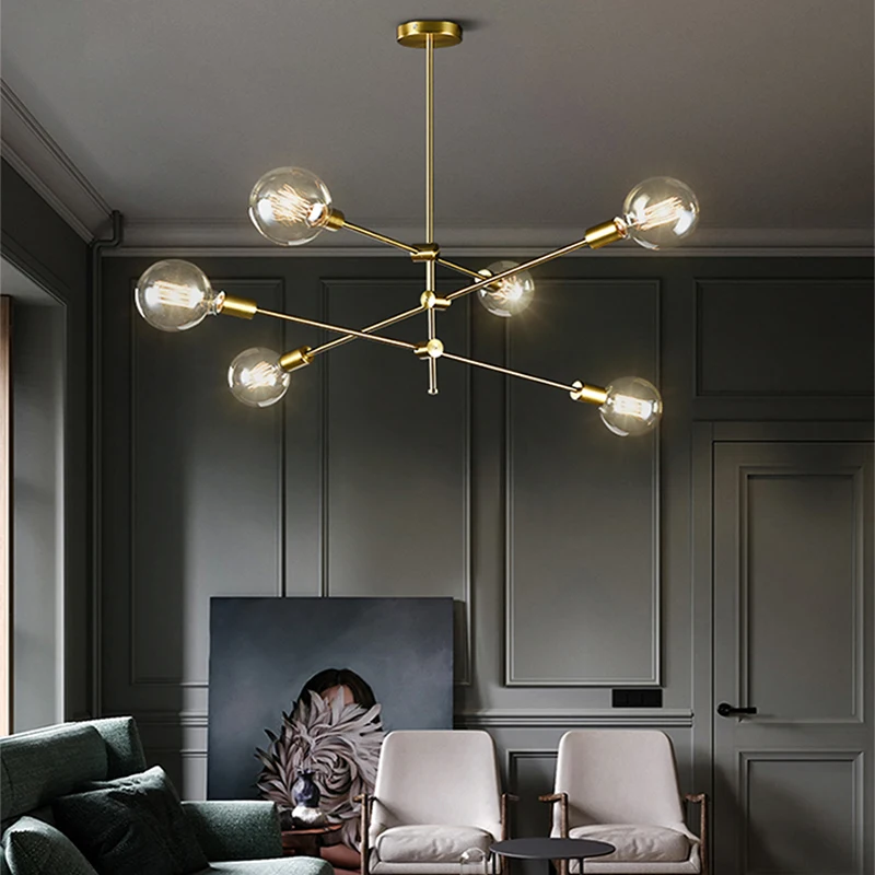 Modern Led Chandelier Home Decoration Luminaires Long Pole Design Hanging Lamps Living Room Kitchen Restaurant Lighting Lamp led chandelier,ceiling chandelier,art lighting fixtures
