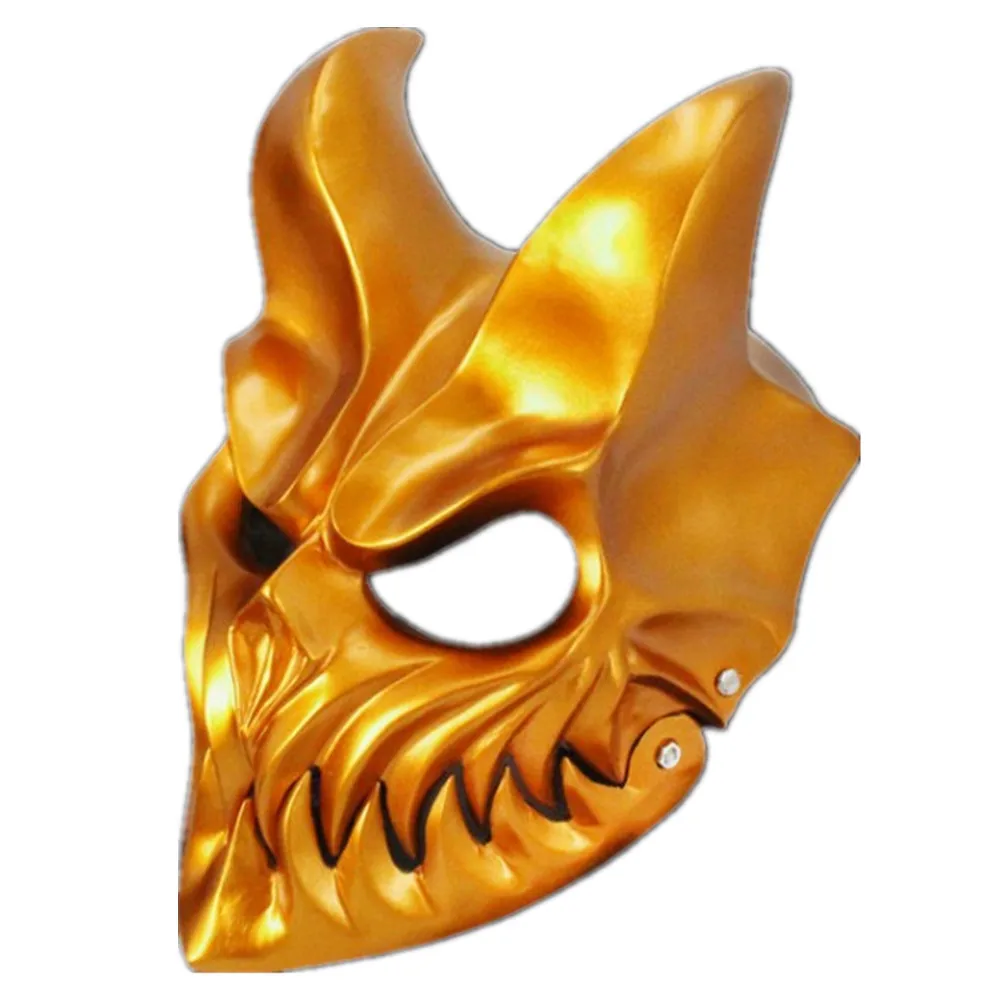 beige Maschera di Halloween Slaughter To Prevail Alex Terrible Masks Prop Maschera Cosplay Halloween Party Deathcore Darkness Mask per costume Party Cosplay Masquerade