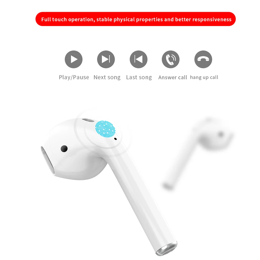 

i23 Ture Wireless bluetooth earphone Earbuds chip 5.0 connect automatically Works for xiaomi phone All android and IOS
