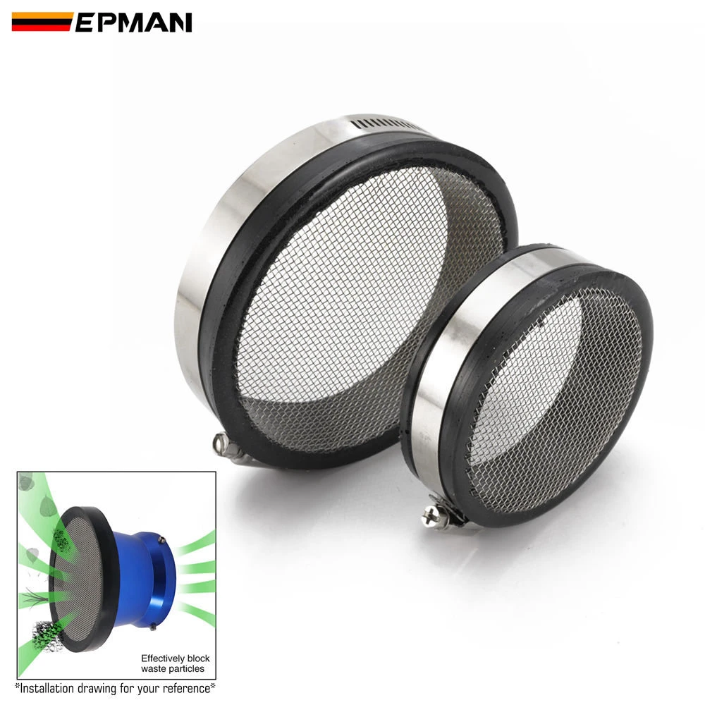 EPMAN Air Screen Insert Air Inlet Protection Cover For Motorcycle Air Intake Filter 76mm/102mm