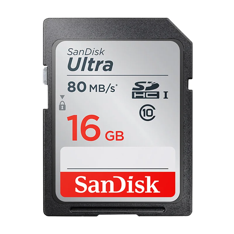 SanDisk, экстремальный Pro/Ultra, флешка sd card флешки 64 ГБ, sd-карта, карта памяти, 32 ГБ, флеш-карта, 128 ГБ, 16 ГБ, класс 10, U3, для камеры 1080p 3D, Full HD карта памяти карты микро сд карты памяти скидки - Емкость: SDUNC 80MB 16GB