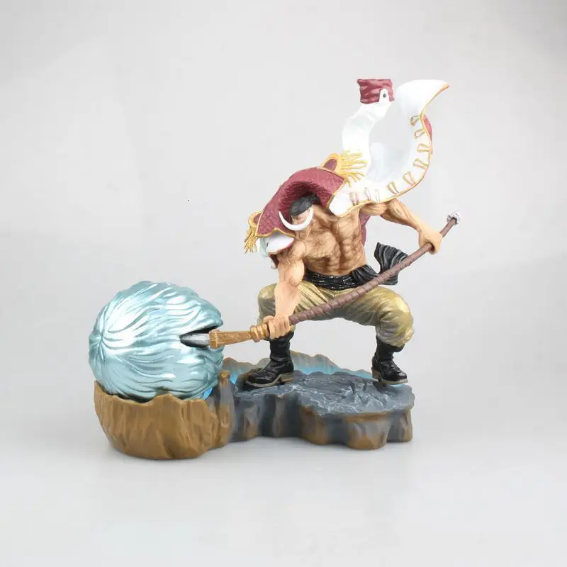 

Onepiece white beard pirate Newgate An action code 1/7 Ed PVC Scultures label team animation image Japanese toys
