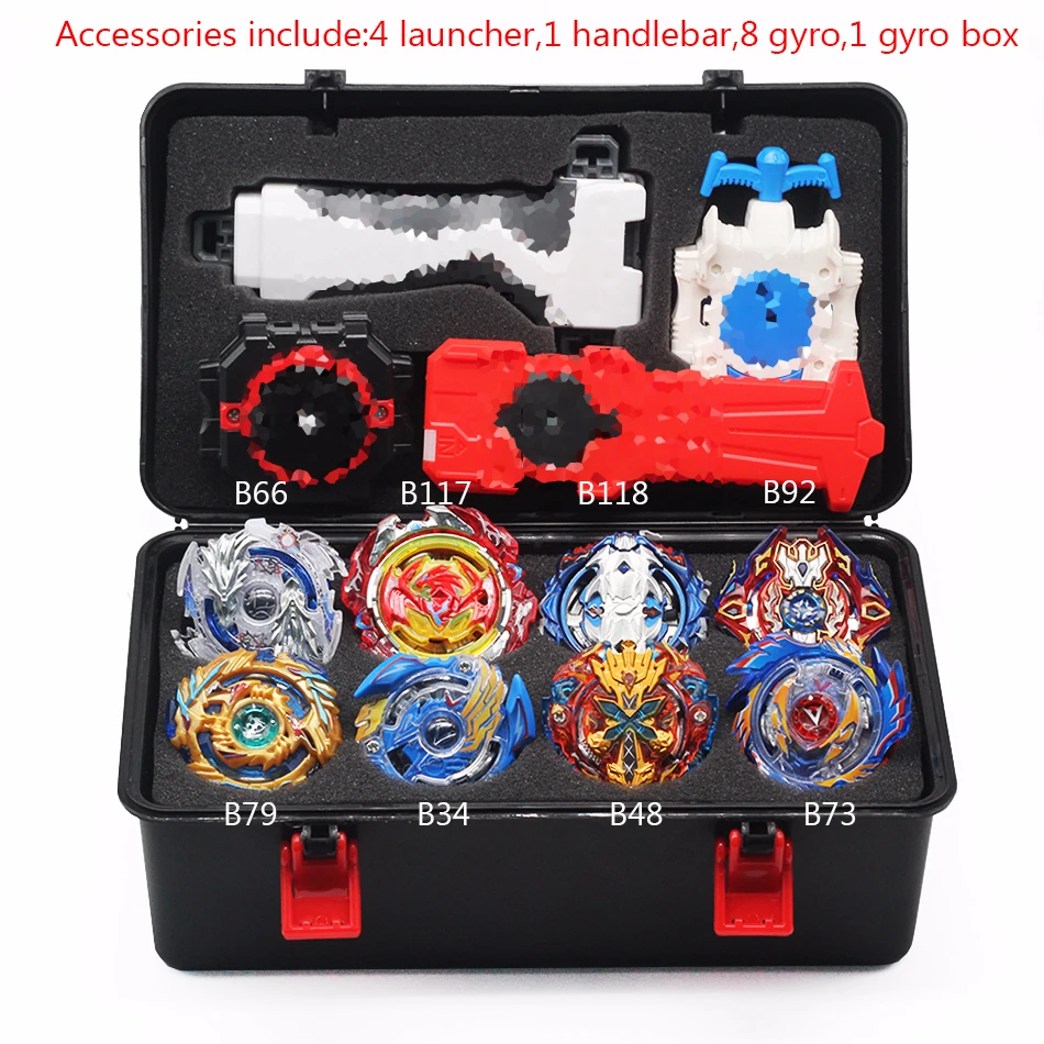 Beyblade Burst Toy B150 B149 B148 Metal Funsion Bayblade Set Storage Box With Handle Launcher Plastic Box Toys For Children gift - Цвет: A03
