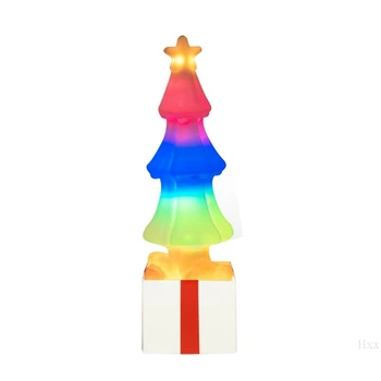 

New USB Charging Adjustable Colorful Christmas Tree Shape Light for Decoration