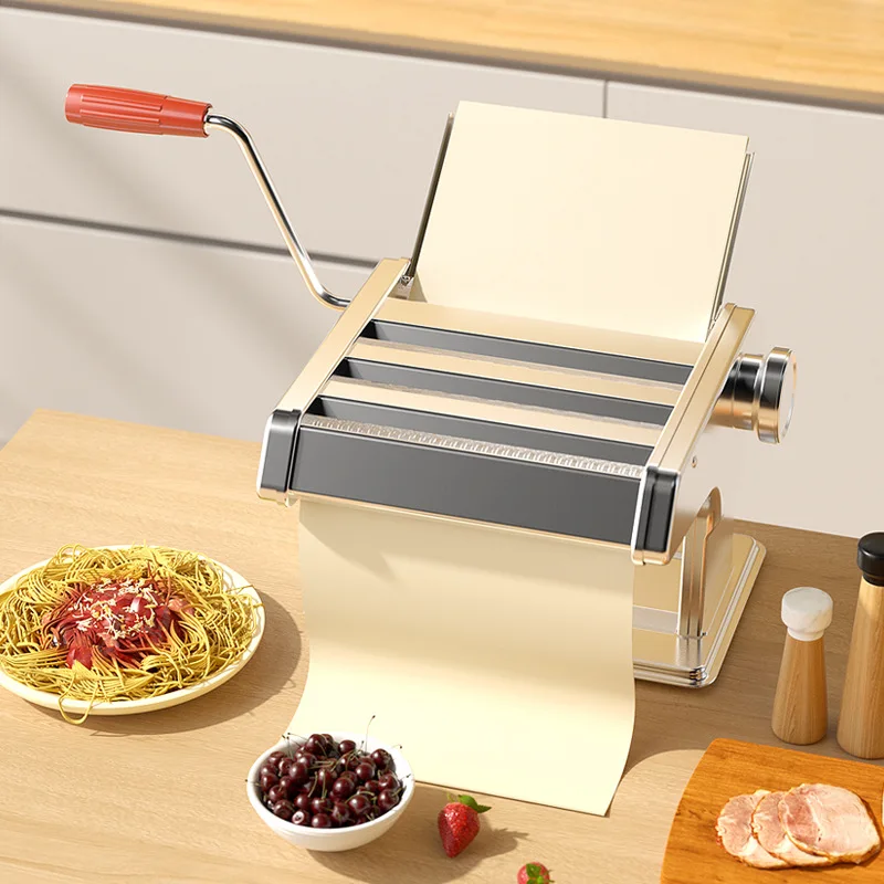 

Small Household Noodle Machine, Multi-function Manual Noodle Machine, Stainless Steel Manual Noodle Machine Pasta Machine