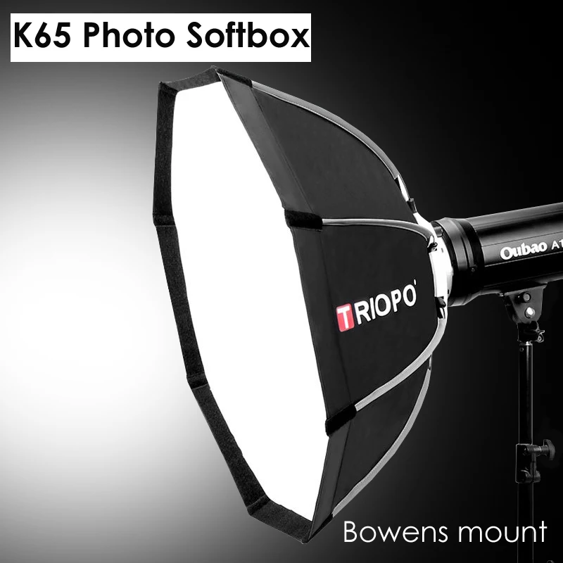 Портативный восьмиугольный Зонт Triopo K65 65 см софтбокс для фотостудии со