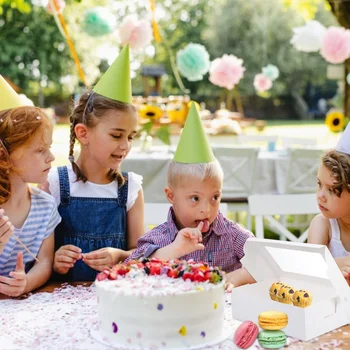 

20Pcs Muffin Cake Box Paper Cake Container Dessert Box Six-Grid Storage Box