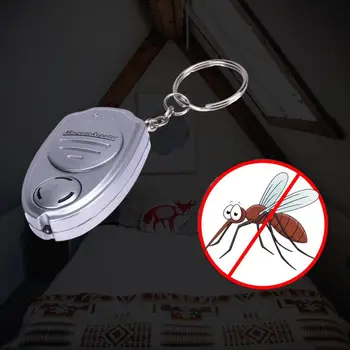 

Portable Anti Mosquito Killer Inset Repeller Electronic Ultrasonic Keychain key clip for Camping Outdoor Car Keychain