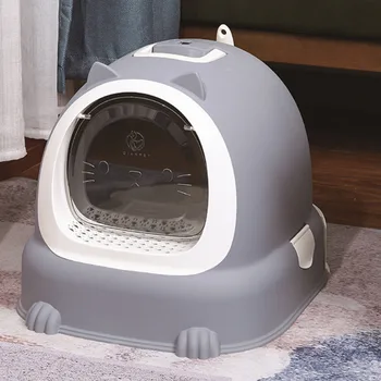 

Fully Enclosed Cat Litter Box Splash-proof Deodorant Deodorant Large INS Cat Toilet Sand Tray Drawer Type Cat Litter Tray
