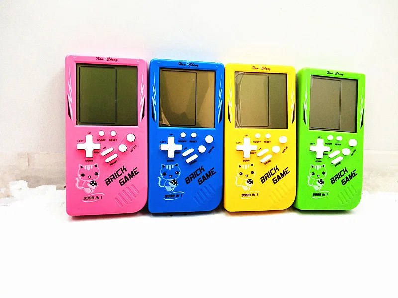 Portable Classic Nostalgic Tetris Game Machine Educational Toys Big Screen Handheld Pocket Gaming Player 23 IN 1 Childhood Gift