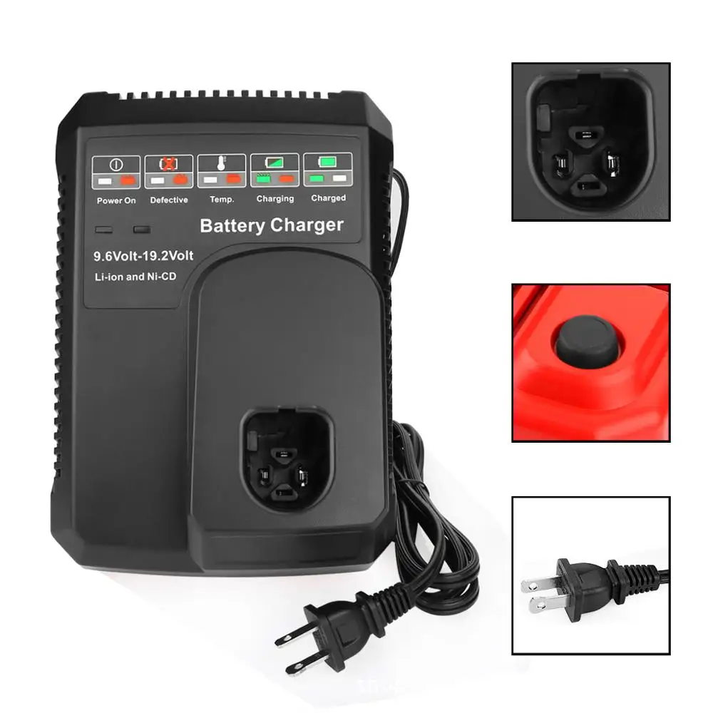 

dawupine Li-Ion Battery Charger For CRAFTSMAN 100V/240V 12V-19.2V Ni-CD Li-ion Battery