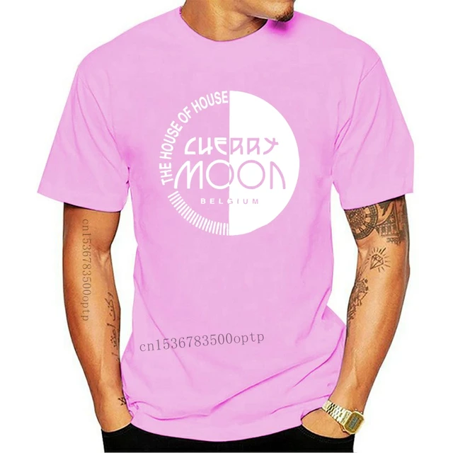 New 2021 Cherry Moon Belgian House Techno Music club-life T-SHIRT Unisex S - XXL PinkMen