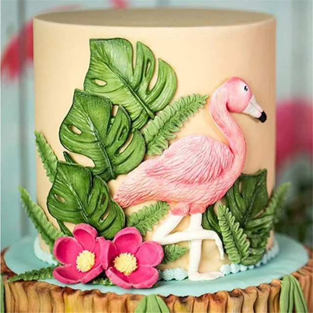 Aouk Levél Szilikon Penész Konyhai Sütőszerszámok Fondant Sütemény Diy Sütés Dekoráció Csokoládé Virág Növényi - Image 4