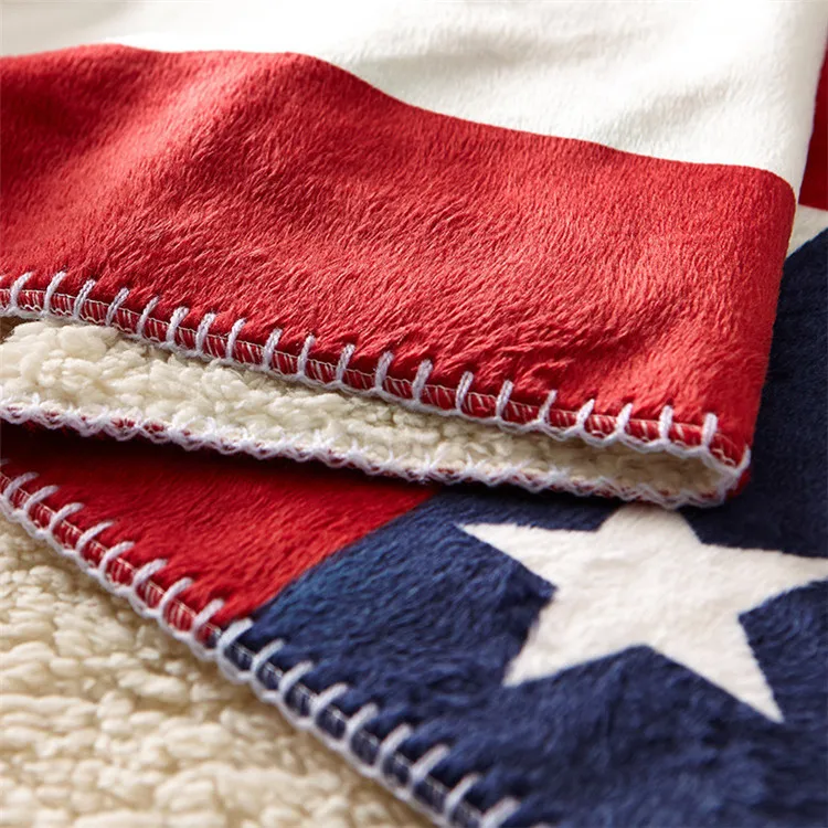 Флисовое шерстяное одеяло на кровать, американский флаг, Лондон, британский флаг, плотные теплые зимние Утяжеленные одеяла