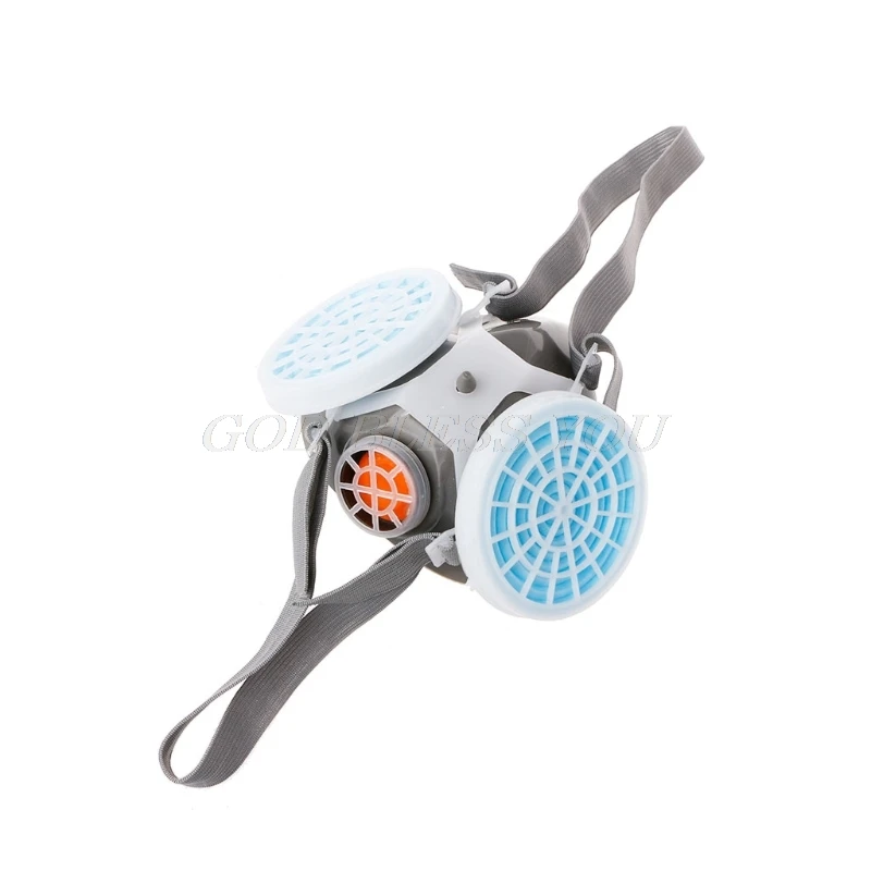 

Anti-Dust Respirator Mask Filter Industrial Paint Spraying Protective Facepiece Workplace Safety