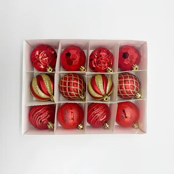 

12Pcs/Set 50mm Christmas Xmas Tree Ball Bauble Hanging Home Party Ornaments Christmas Decoration Ball New Year Decoration