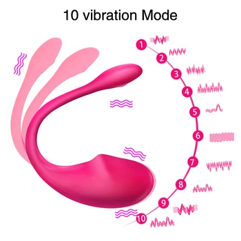 Smart APP Bluetooth Vibrator Sex Toy for Woman Remote Control Clitoris G-spot Stimulator Vagina Massager Bullet Vibrator 3