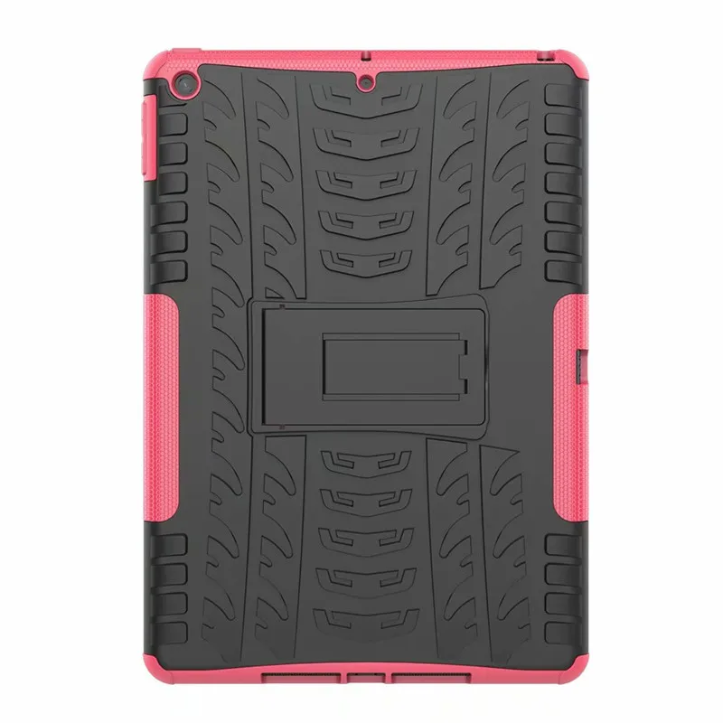 Сверхмощный Гибридный армированный чехол для Apple iPad 10,2 дюймов A2200 A2198 A2232 жесткий пластиковый мягкий силиконовый чехол-подставка