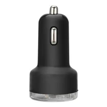 

New Micro Universal Dual 2 Port USB Car Charger For iPhone For iPad Mini Car Charger AdapterCar lighter car-styling Hot