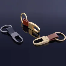Высший сорт мужской поясной подвесной брелок металлический кожаный брелок креативный мужской автомобильный брелок бизнес рекламные товары