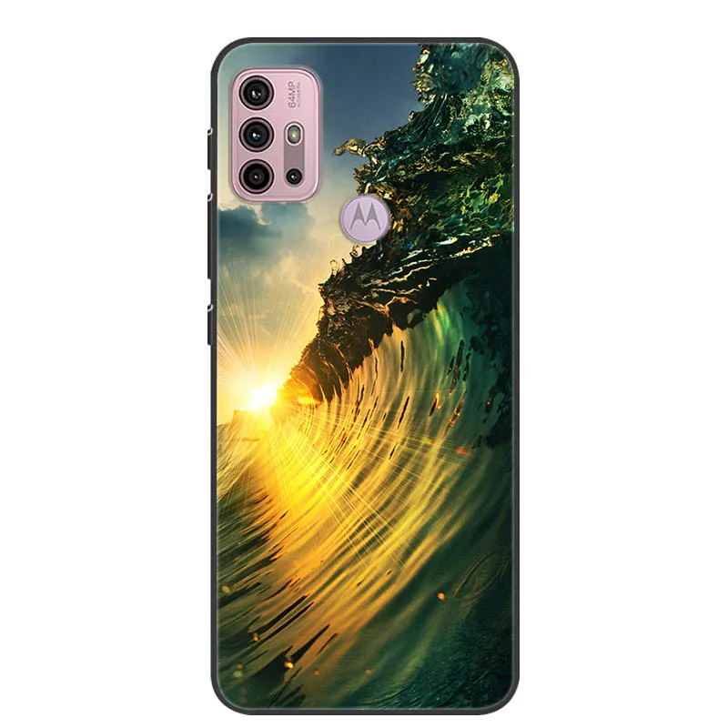 Fashionable Soft Silicone Back Cover Phone Case - Fits 6.5'' Models