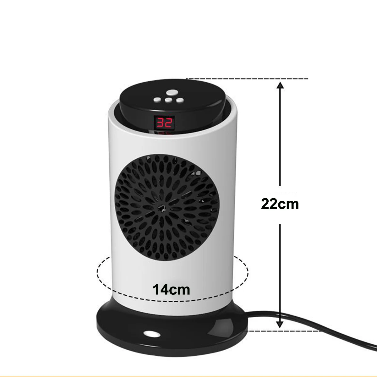 220V 50Hz 700W Мощность Электрический нагреватель Керамика Отопление Электрический обогреватель комнатные обогреватели теплым воздухом тепловентилятор