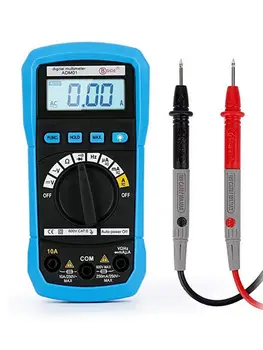 

Digital Multimeter ADM01 2000 Multifunctional AC DC Current Voltage Temperature Resistant Meter Capacitance Tester