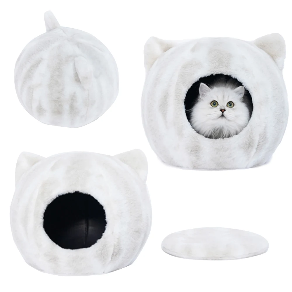 Warm Pet Cat Dog Bed Pet Cushion Kennel For Small Medium Large Dogs Cats Winter Pet Bed Dog House Puppy Mat Size M/L New