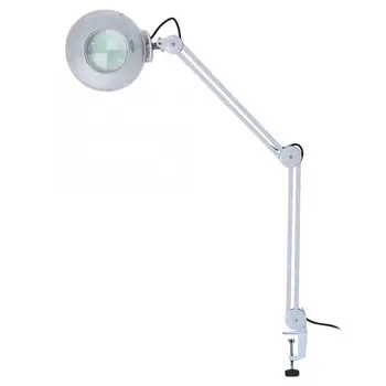 

8X Illuminated Desktop Magnifying LED Lamp with Clamp Swivel Arm for Reading Medical Beauty Skin Care Tools Oversea Shipping