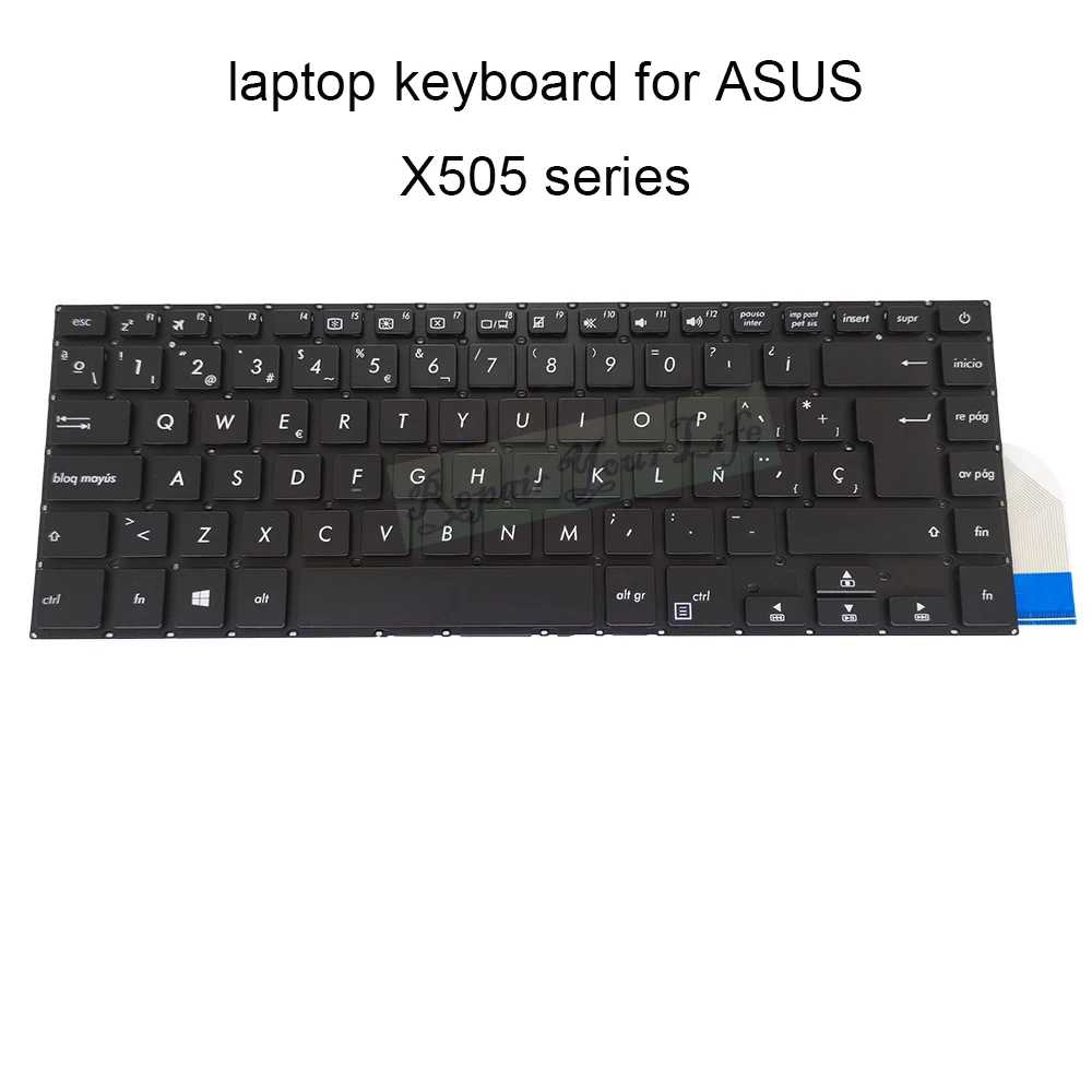 

Replacement keyboards for ASUS vivobook 15 X505 X505BA BP SP Spanish big Enter black keyboard laptop parts newÂ arrival original