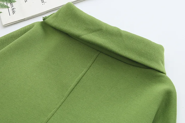 Blvyisla XXXXL XXXL комбинезон большой сплошной зеленый флис молния женский свитер свободные стильные зимние хлопковые толстовки Топы