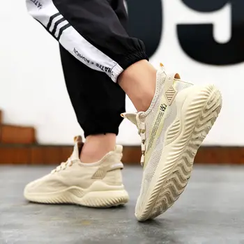 

Mens Sneakers Walking Comfortable Breathable Vulcanized Shoes Women Sports Running Mesh Lace Up Casual Sneaker 2020