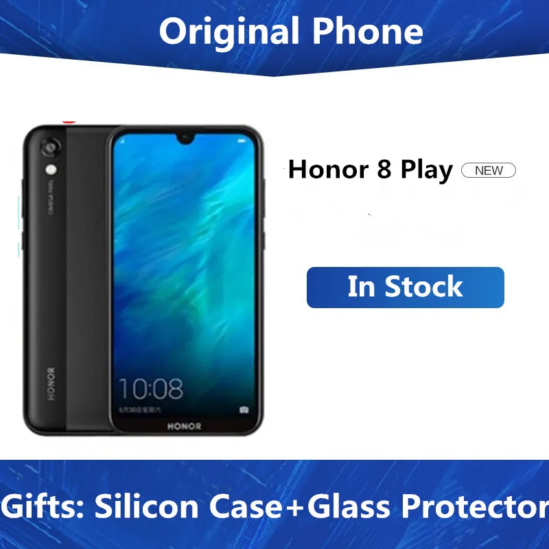 Honor 8 Play смартфон с четырёхъядерным процессором MTK6761 5 дюймовым дисплеем ОЗУ 2 Гб