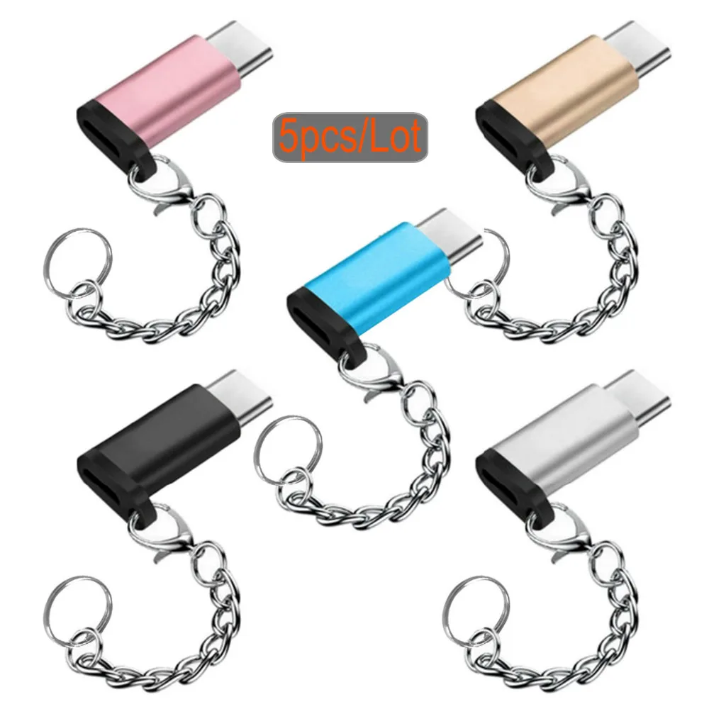 Адаптер-переходник Besegad с Micro USB Мама на Type C папа 5 шт. | Мобильные телефоны и
