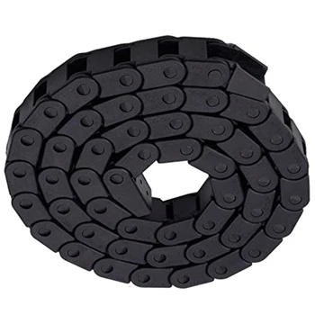 

R15 7 x 7mm 7X7mm L1000mm Cable Drag Chain Wire Carrier with End Connectors
