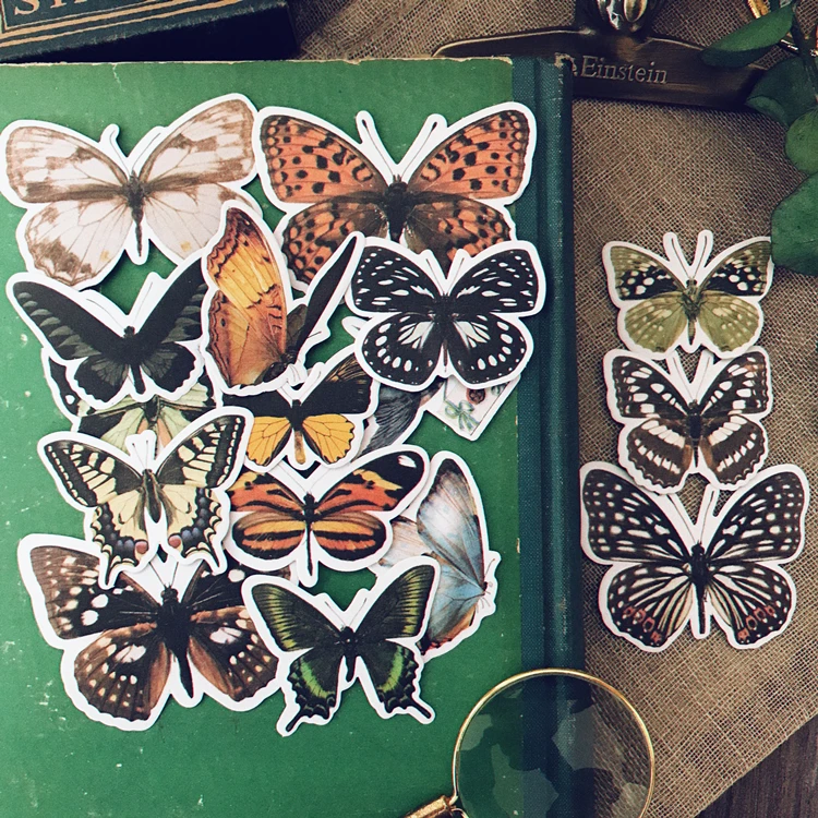 YPP ремесло старинные Butterflys билеты кардшток высечки для скрапбукинга счастливый