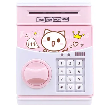 

Pass money jar plastic ornaments piggy bank Piggy music piggy bank novelty creative toys