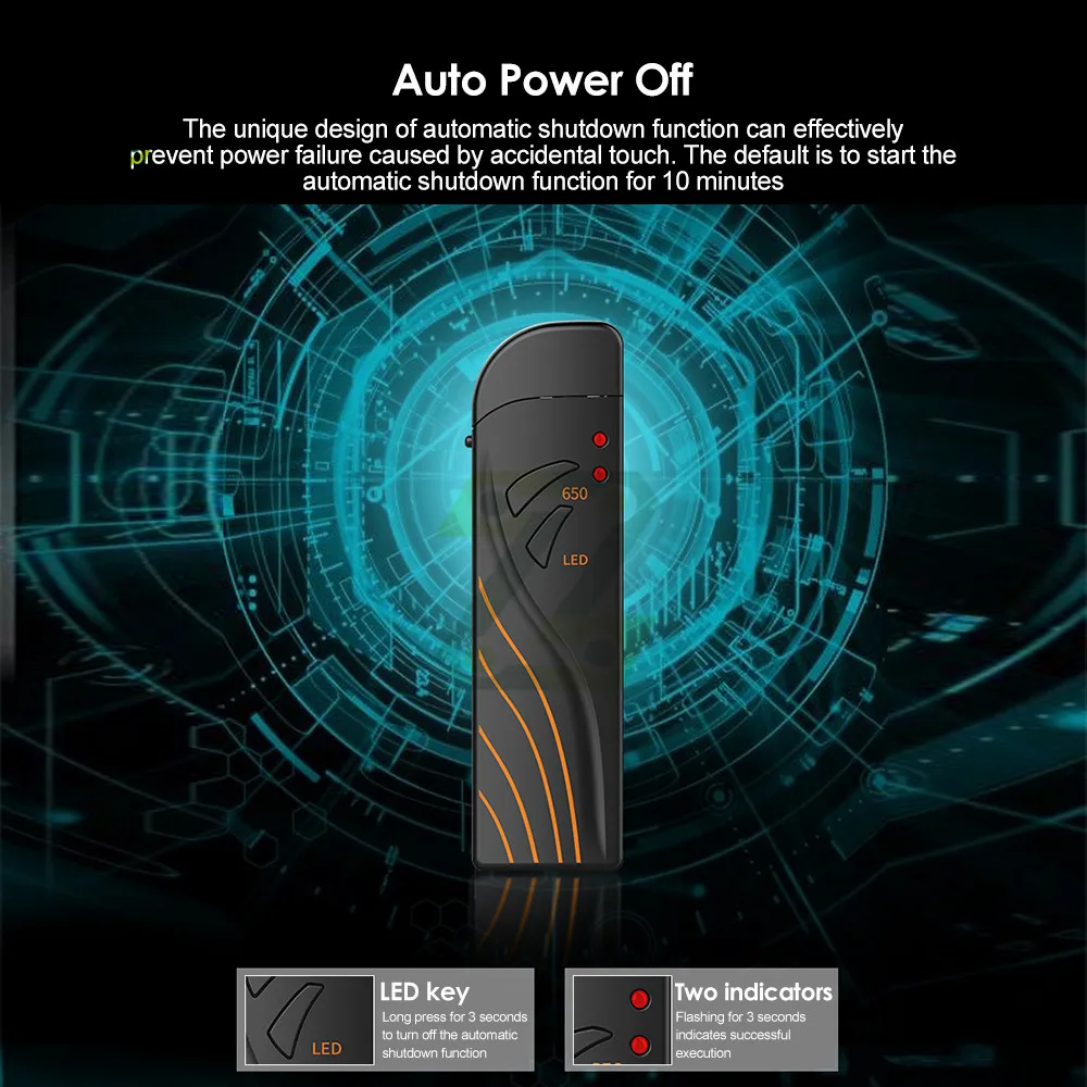 30MW Stylo laser rouge à fibre optique NOROptical, Localisateur de