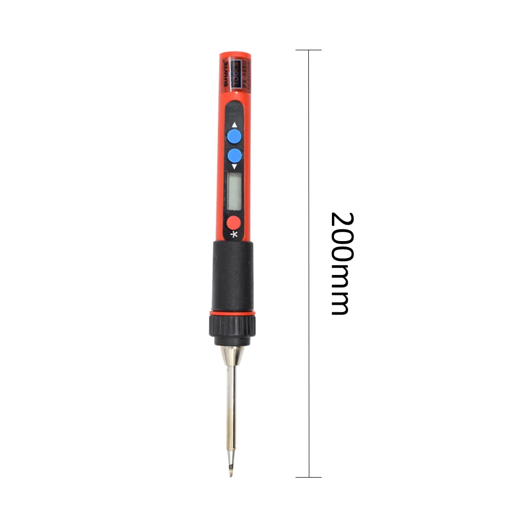 

Mini Portable Digital Display High Precision Adjustable Temperature Electric Soldering Iron Set with USB Cable