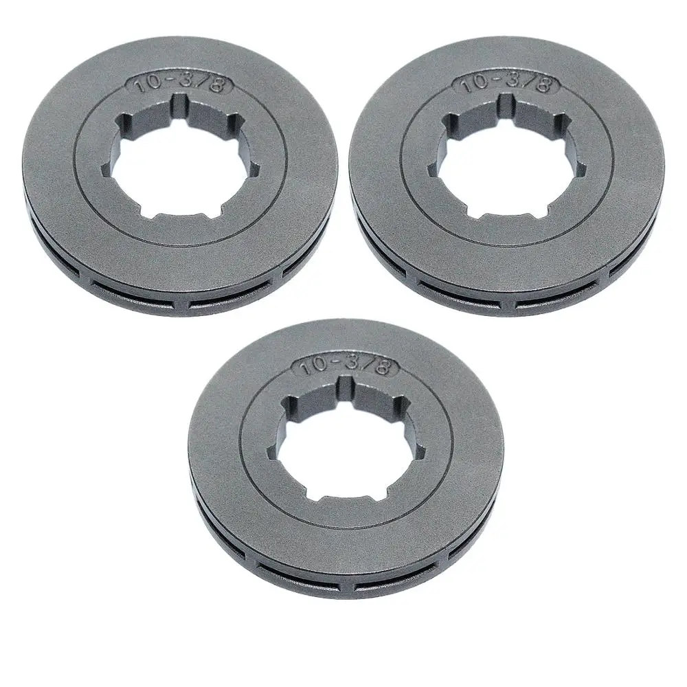 3/8&quot Pitch 10 Tooth Chain Saw Rim Sprocket Kit 3Pcs For Chainsaw Stihl Husqvarna Others STD 22mm 7 Spline | Инструменты