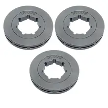 

3/8" Pitch 10 Tooth Chain Saw Rim Sprocket Kit 3Pcs For Chainsaw Stihl Husqvarna Others STD 22mm 7 Spline