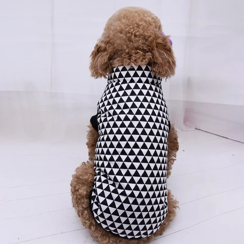 Симпатичные Pet Одежда с принтом в виде собак зимние теплые Pet куртки для собак, щенков, чихуахуа Костюмы толстовки для малых и средних щенок йоркширского терьера