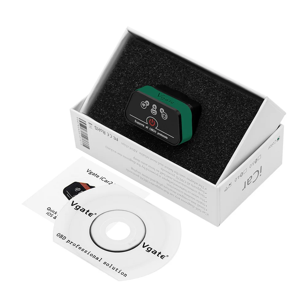 Vgate iCar2 wifi версия OBD OBDII автомобильный считыватель кодов поддержка OBD2 протоколы эта версия поддерживает Android/IOS/Windows система obd 2