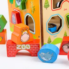Многофункциональная детская развивающая игрушка для детей раннего возраста Мультяшные животные строительные блоки игрушка Пианино музыкальный инструмент задница