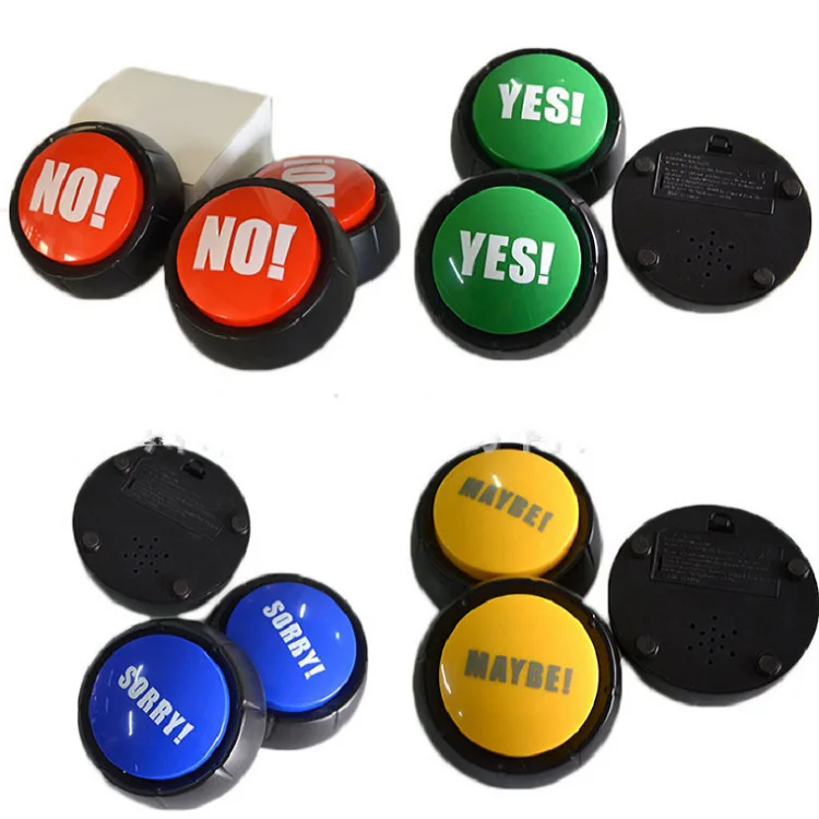 Gag-Toy Sound-Button-Toys Funny Adult Kids Respond-To-Phone Yes Home for Gifts Office