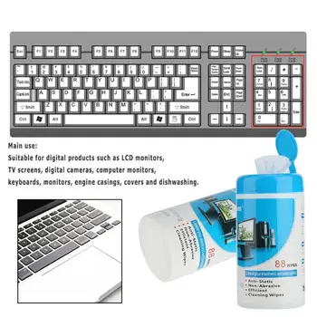 

88pcs Soft Cleaning Wipes Decontamination Sterilization for Laptop Monitor LCD TV Screen Mobile Phone Screen